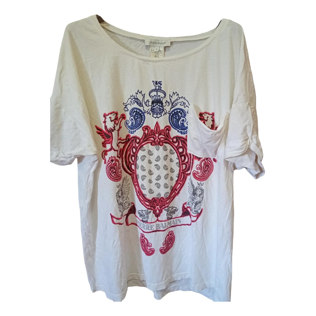 Pre-owned Pierre Balmain T-shirt In White
