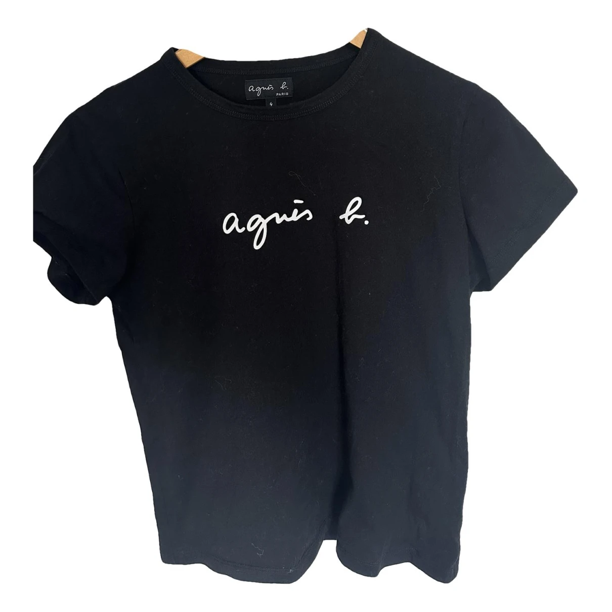 Pre-owned Agnès B. T-shirt In Black