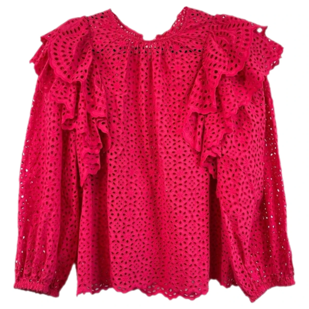 Pre-owned Ulla Johnson Blouse In Pink