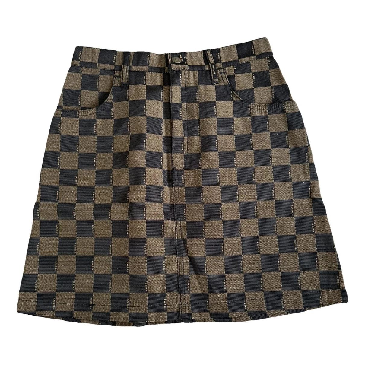 Pre-owned Fendi Mini Skirt In Brown