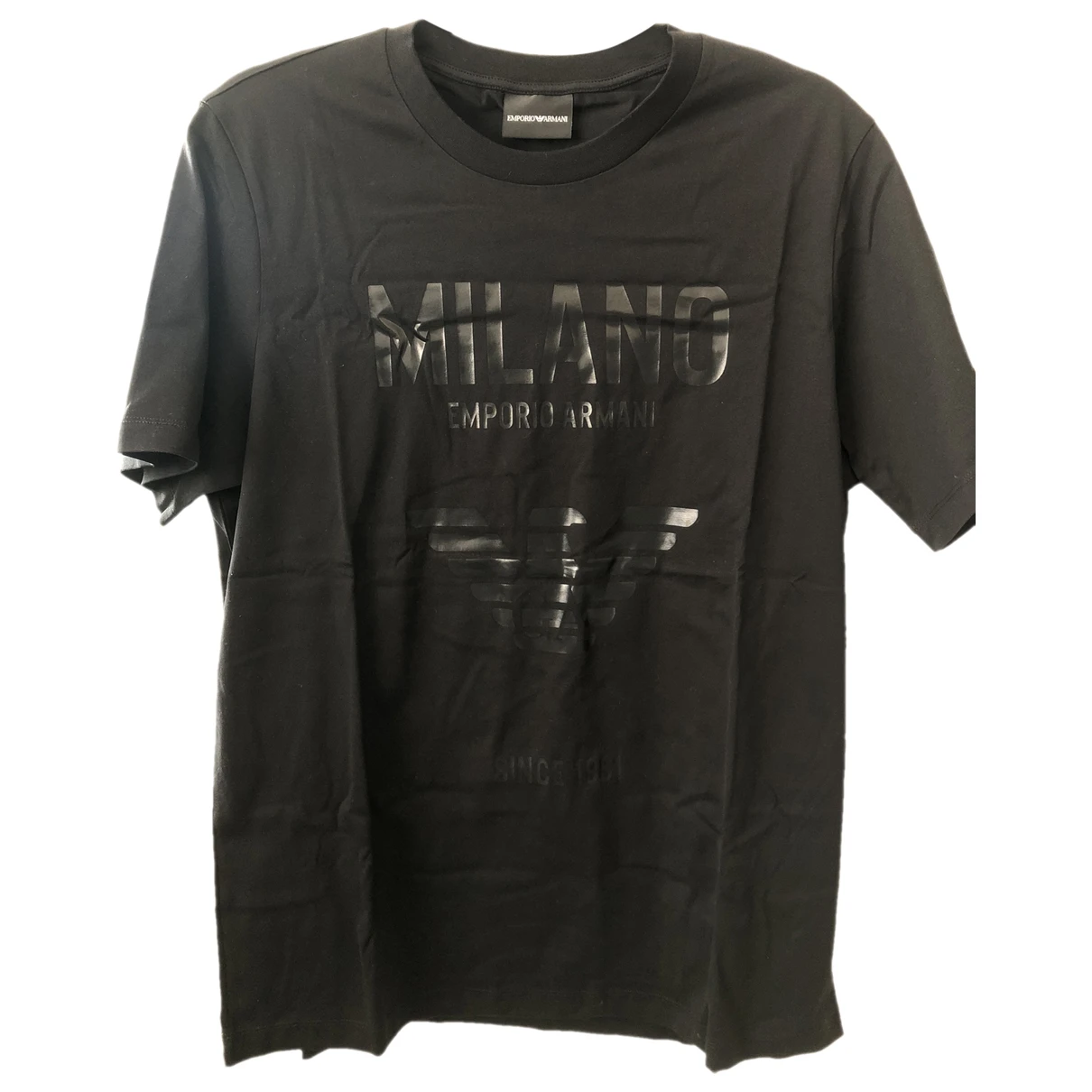 Pre-owned Emporio Armani T-shirt In Black