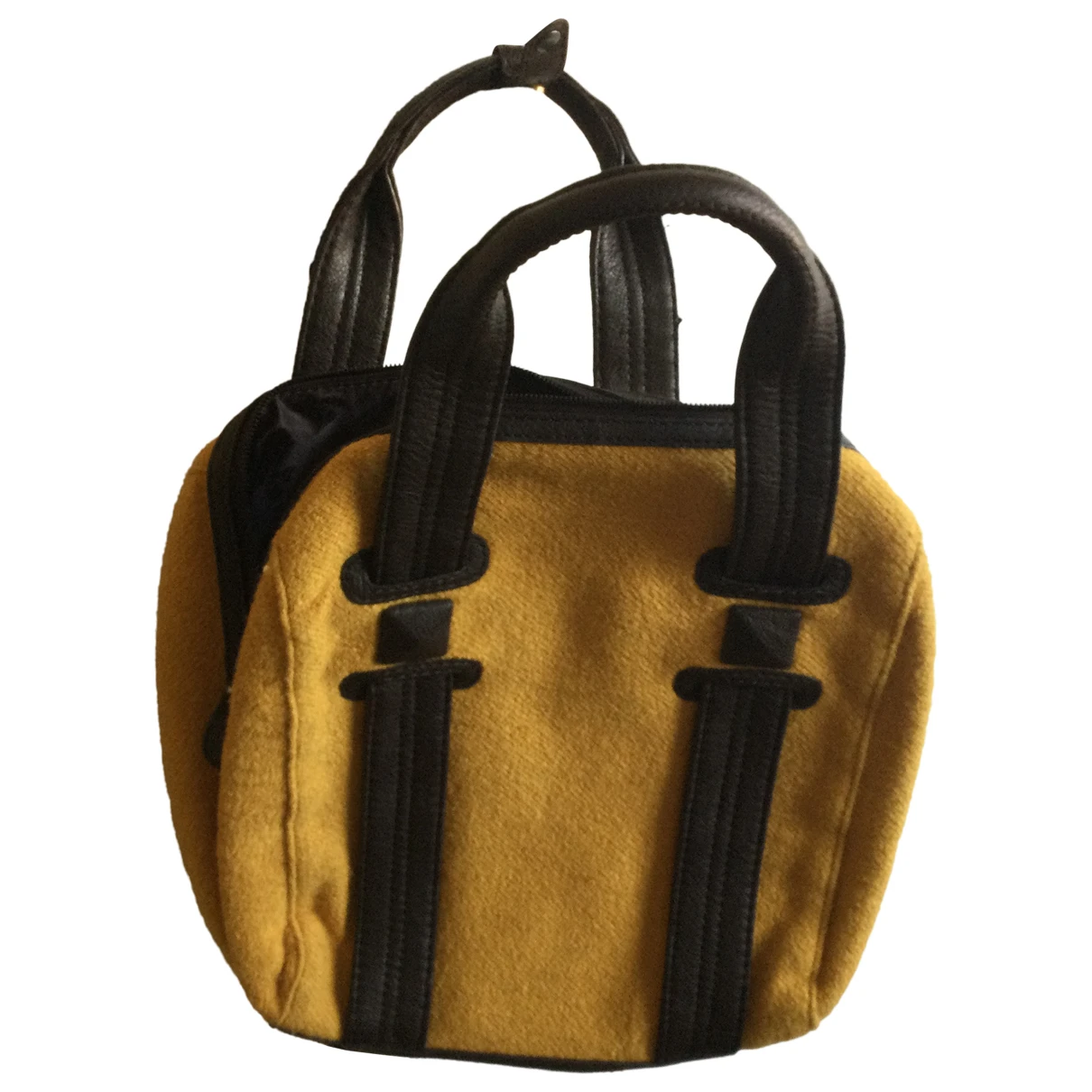 Pre-owned Max Mara Cloth Bag In Yellow