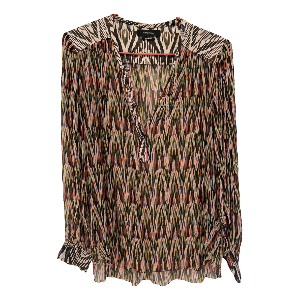 Pre-owned Isabel Marant Silk Blouse In Multicolour