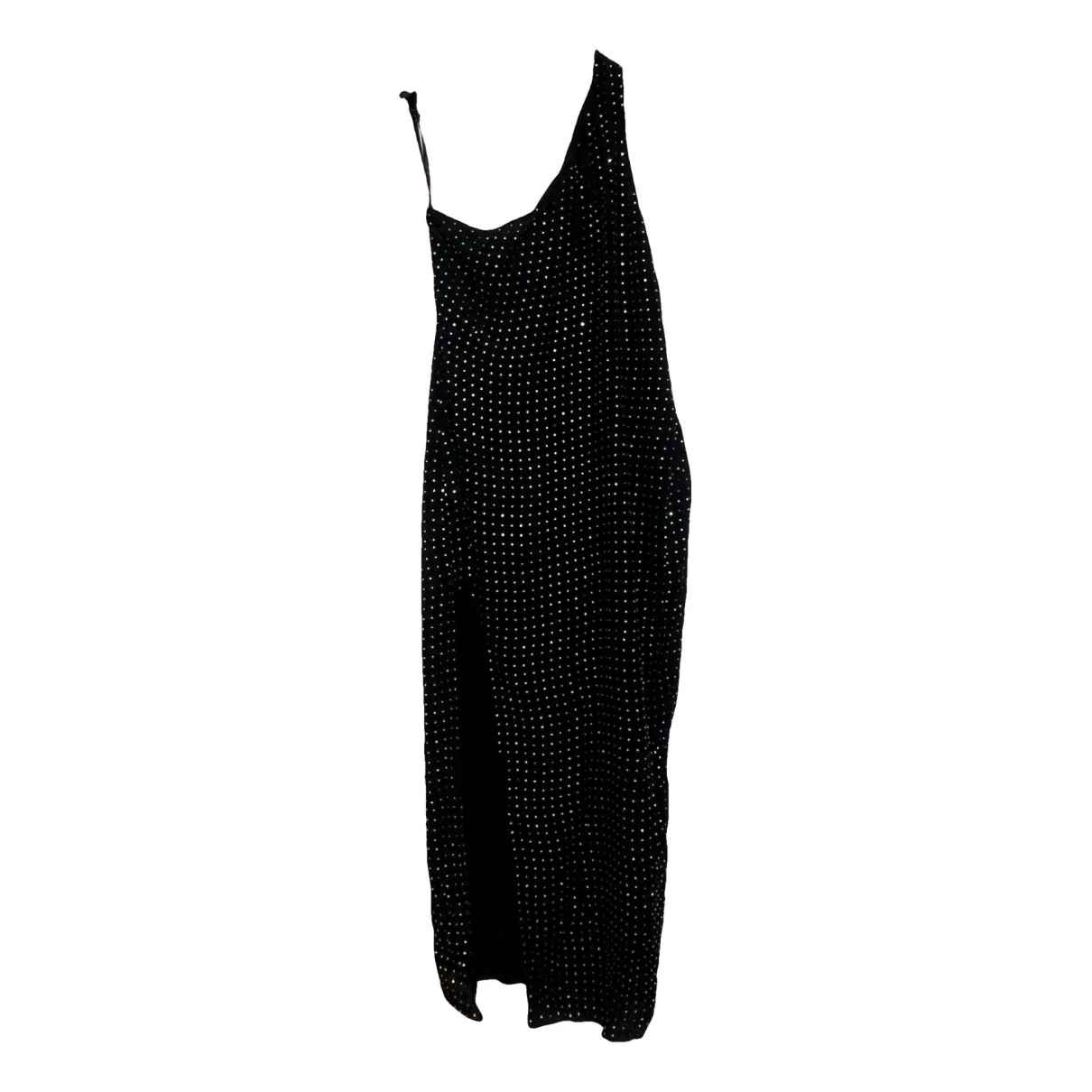 Pre-owned De La Vali Mid-length Dress In Black