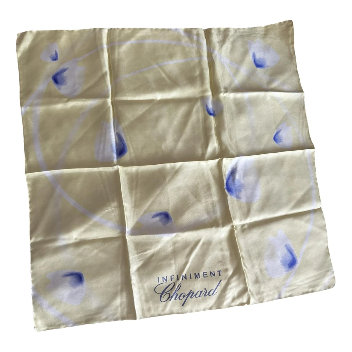 Pre-owned Chopard Silk Handkerchief In Yellow