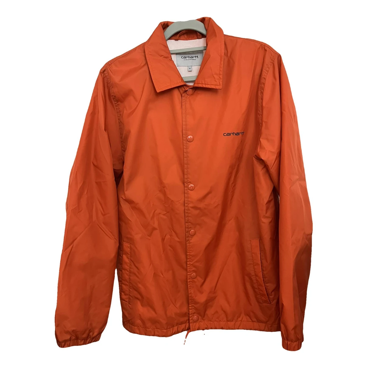 Pre-owned Carhartt Vest In Orange