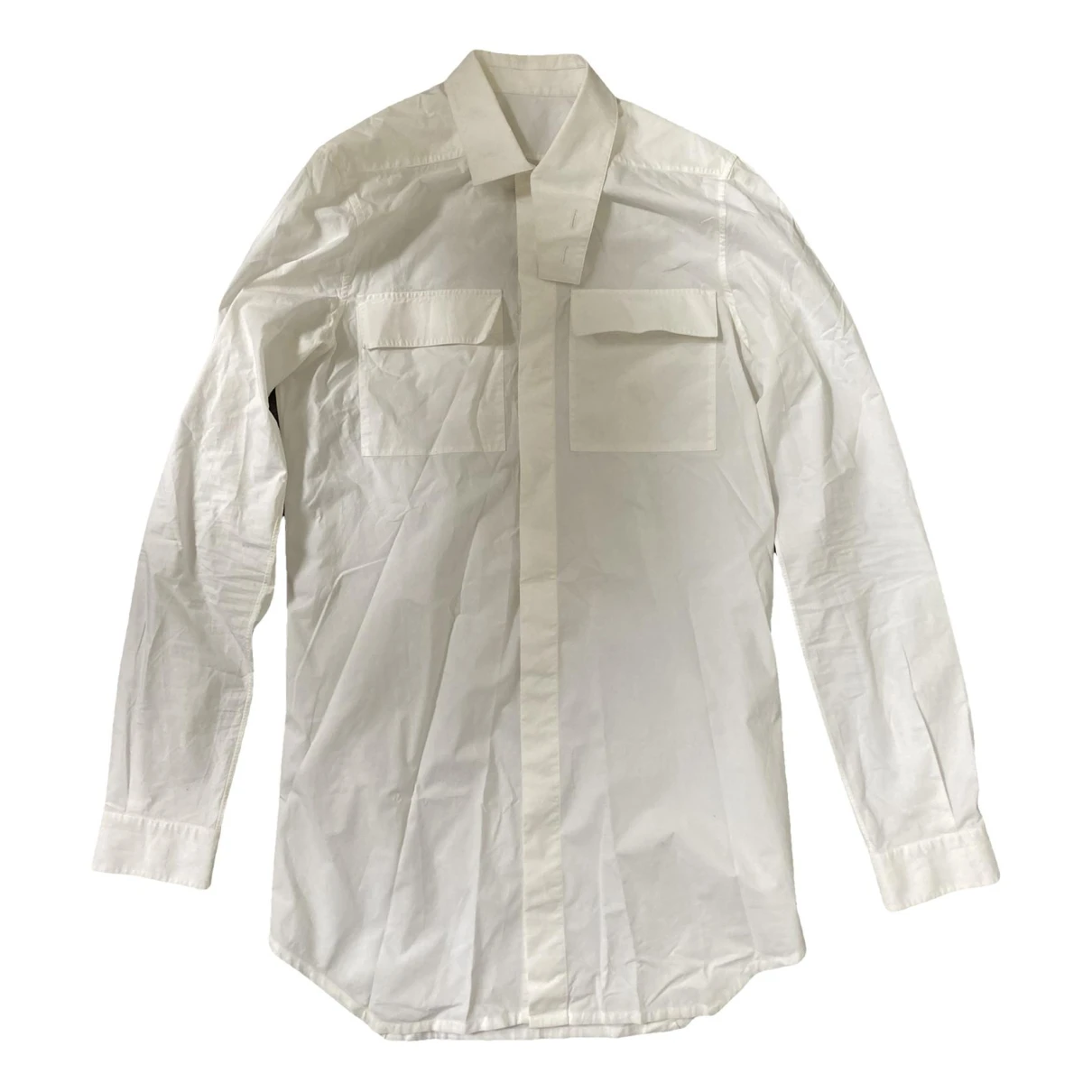 Pre-owned Rick Owens Shirt In White