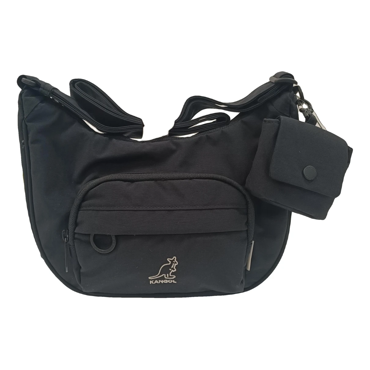 Pre-owned Kangol Crossbody Bag In Black