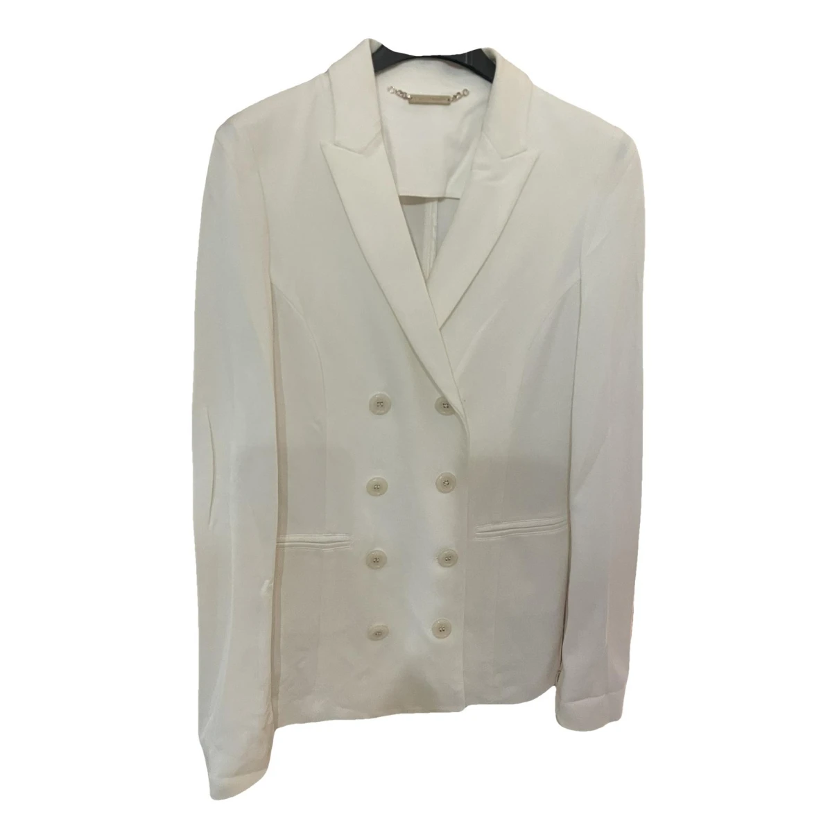 Pre-owned Atos Lombardini Short Vest In White