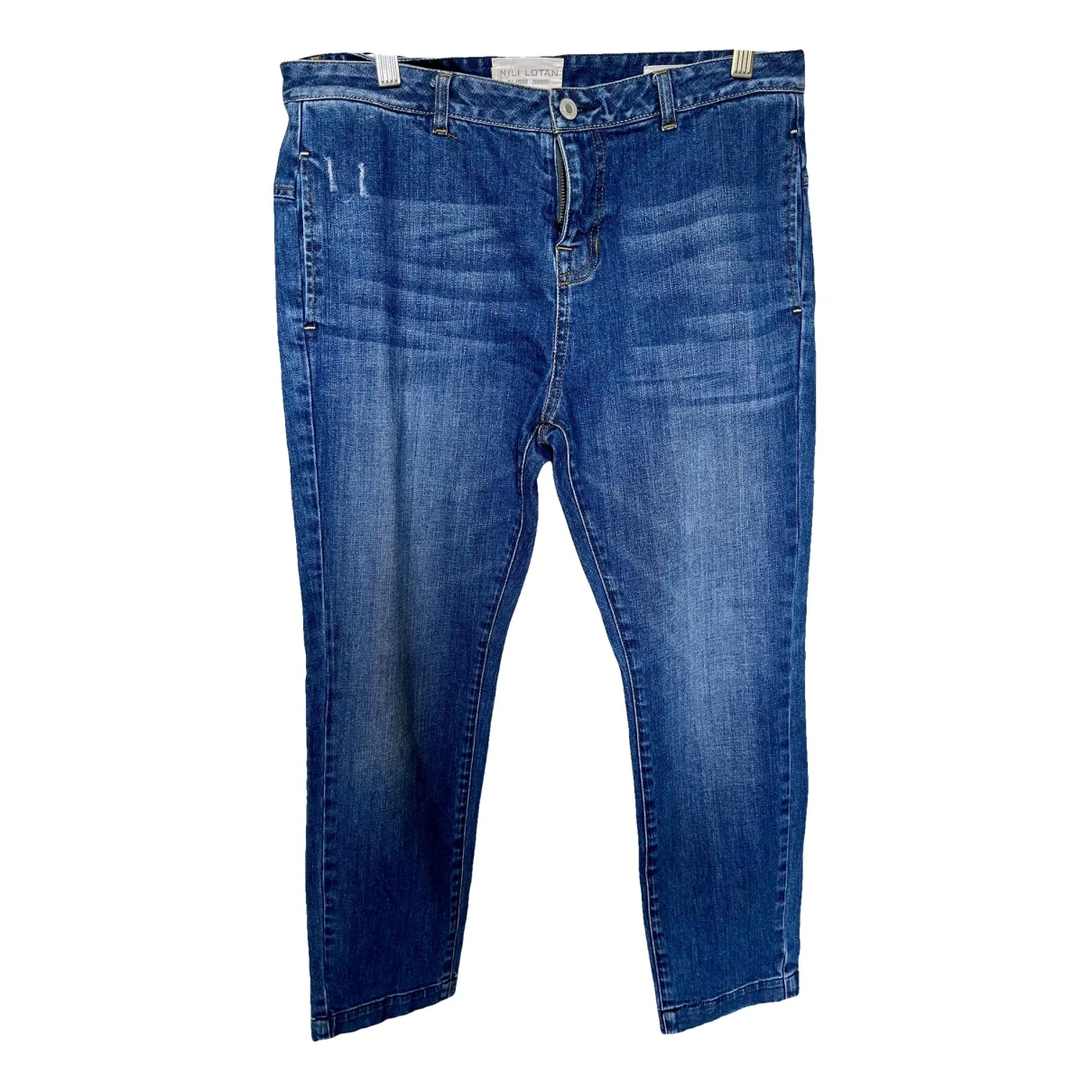Pre-owned Nili Lotan Slim Jeans In Blue