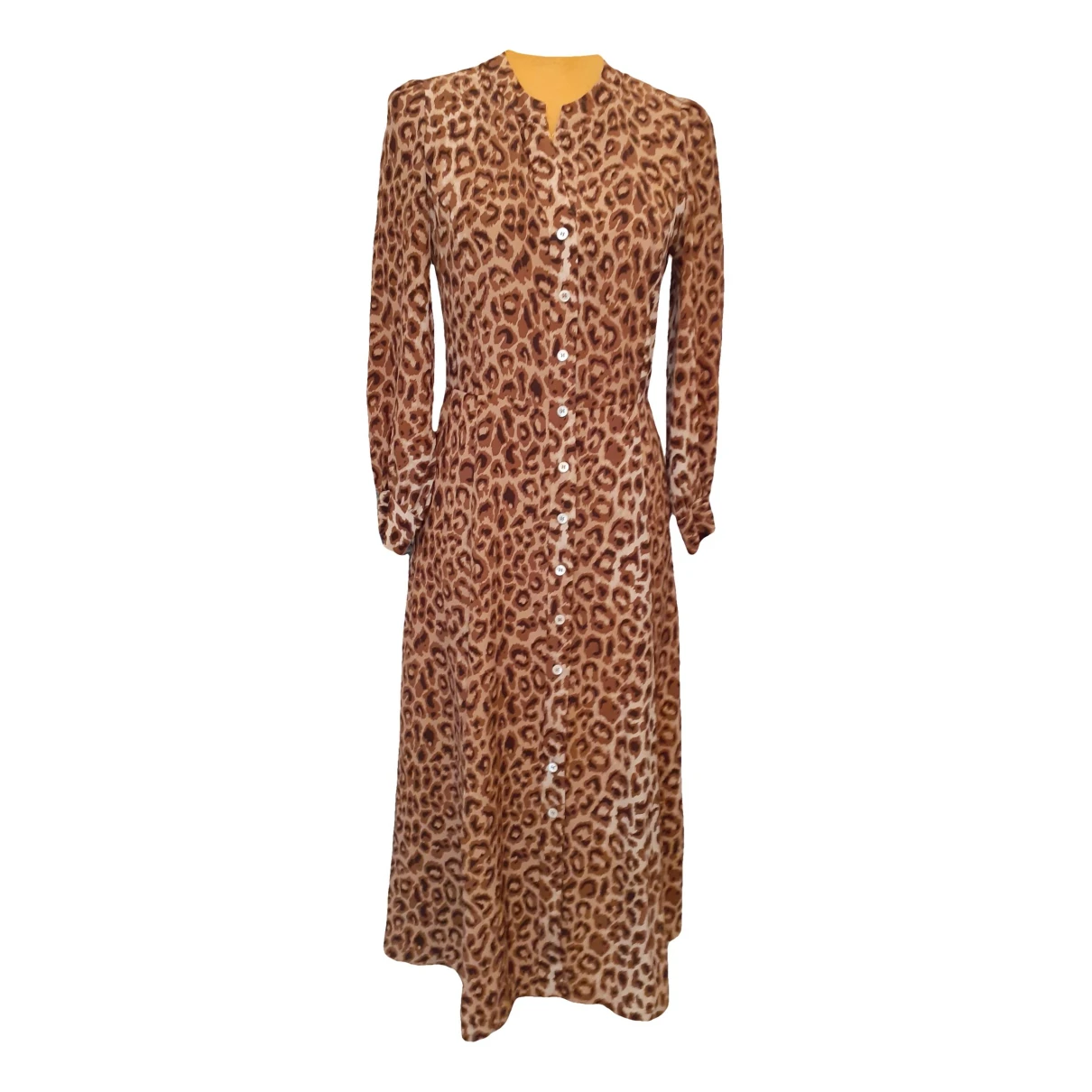 Pre-owned Gerard Darel Silk Mid-length Dress In Other