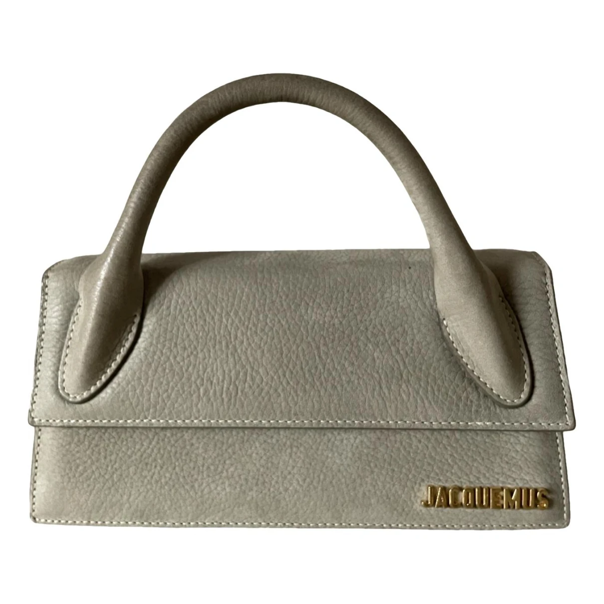 Pre-owned Jacquemus Chiquito Long Mini Bag In Beige