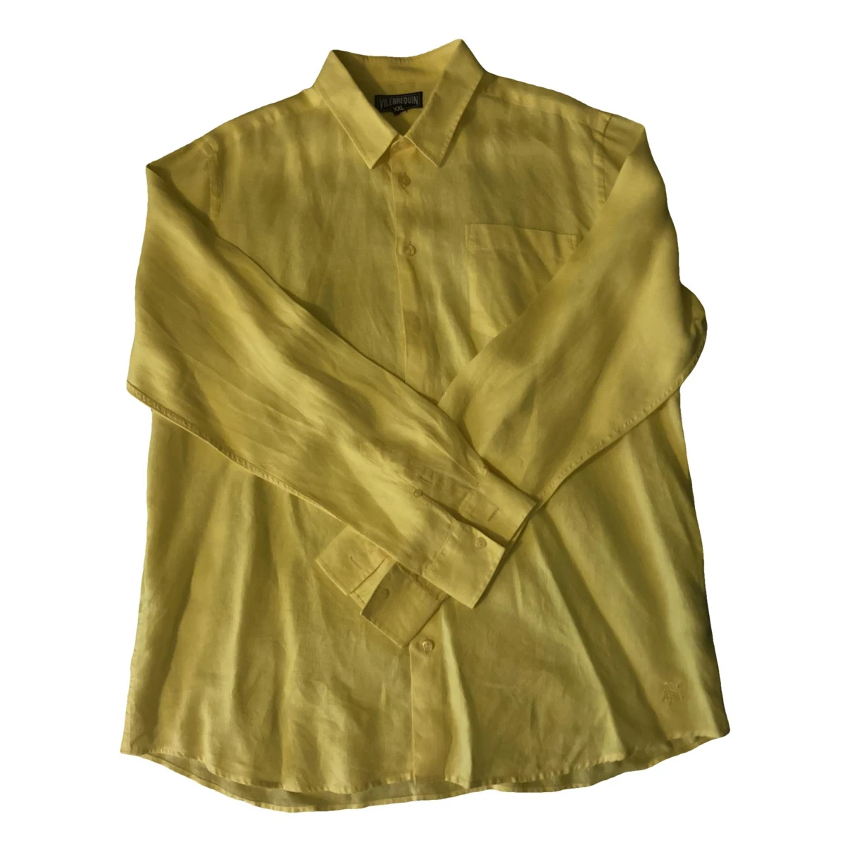 Pre-owned Vilebrequin Linen Shirt In Yellow