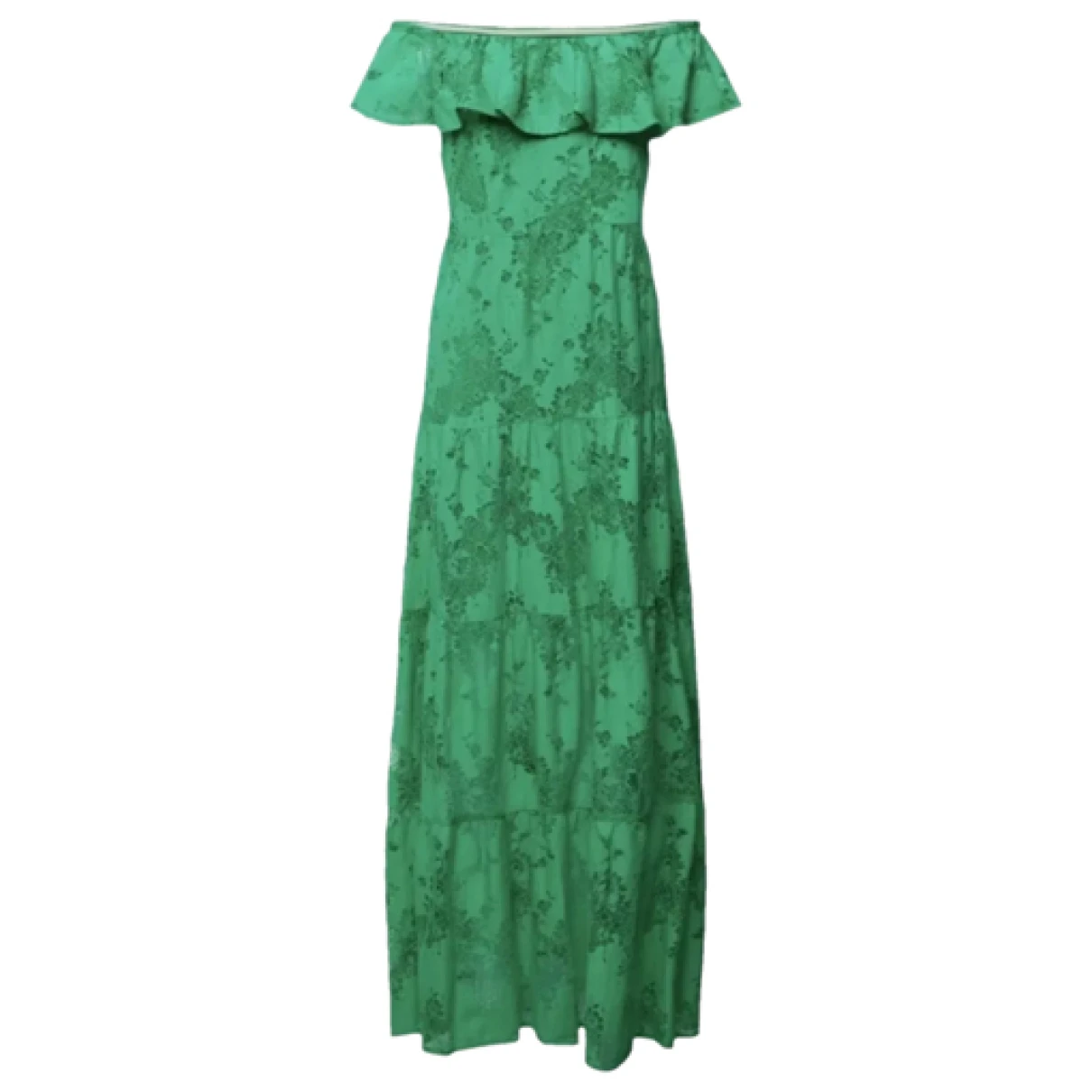 Pre-owned Liujo Maxi Dress In Green