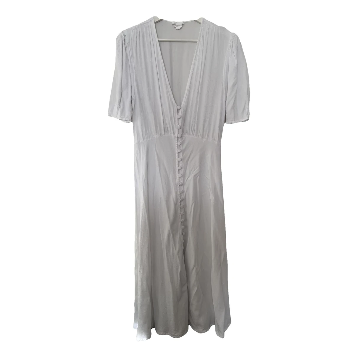 Pre-owned Ghost London Maxi Dress In White