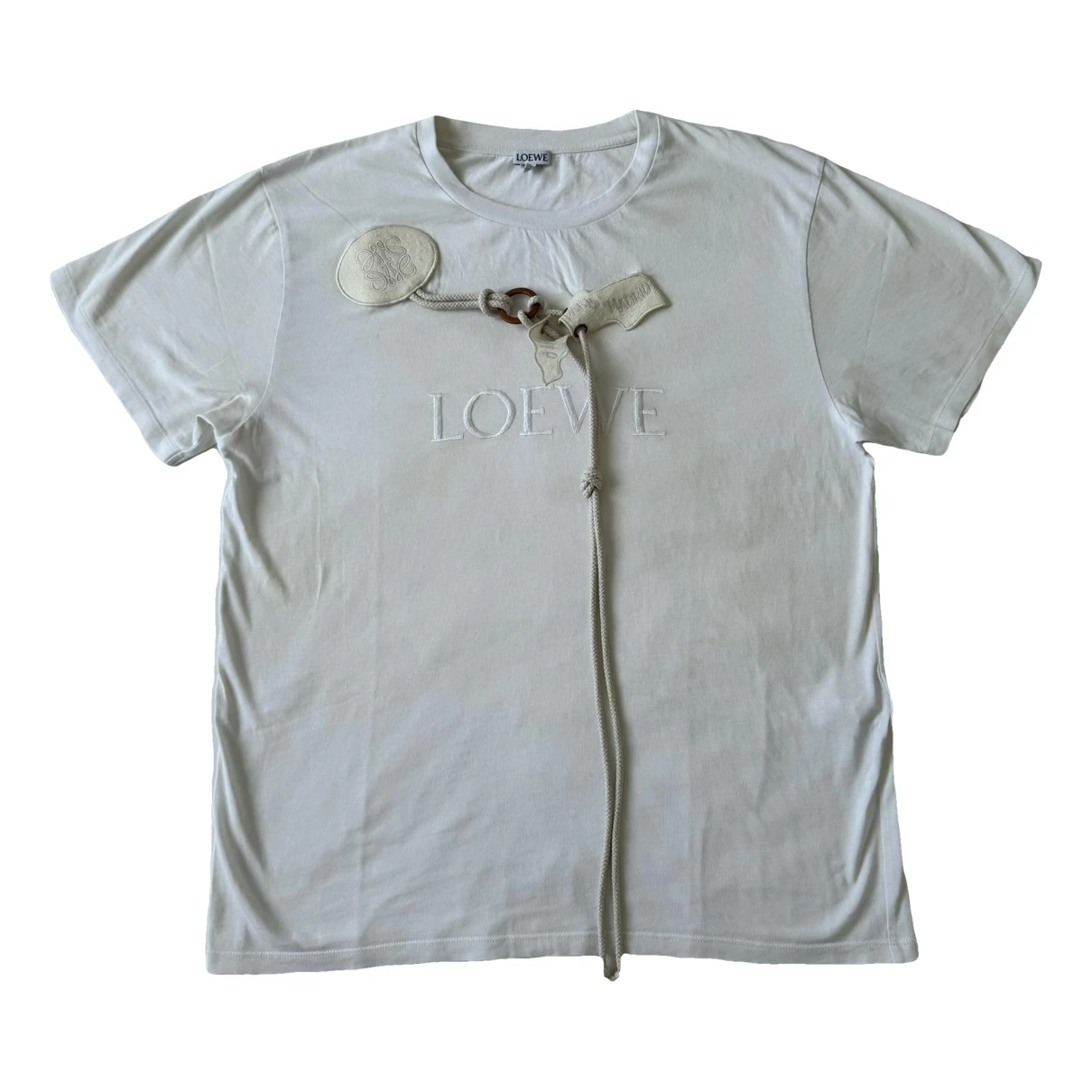 Pre-owned Loewe T-shirt In White