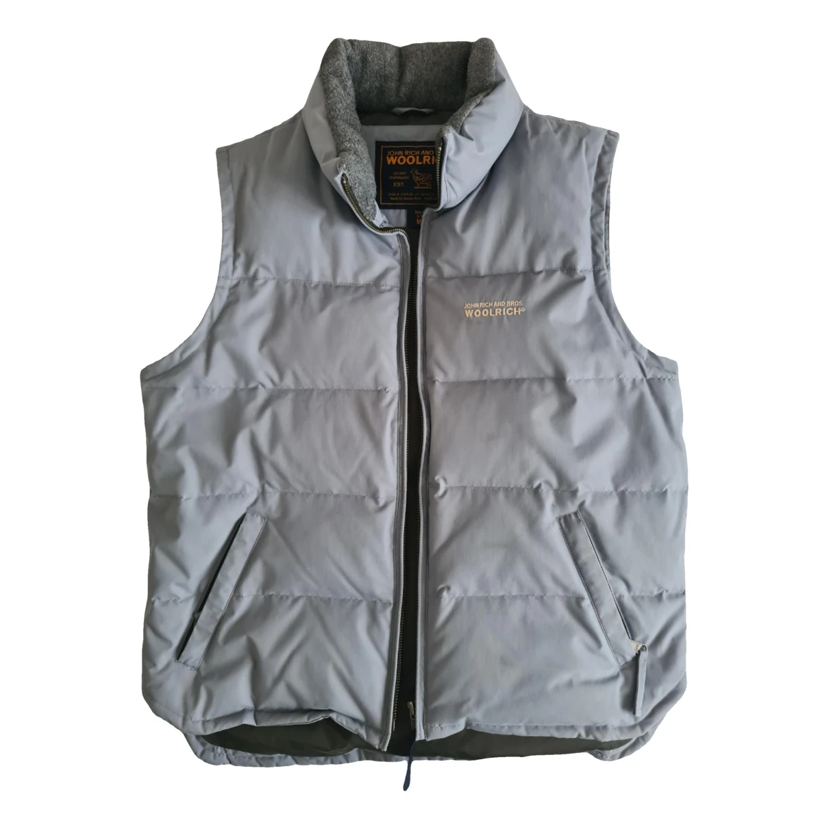 Pre-owned Woolrich Short Vest In Grey