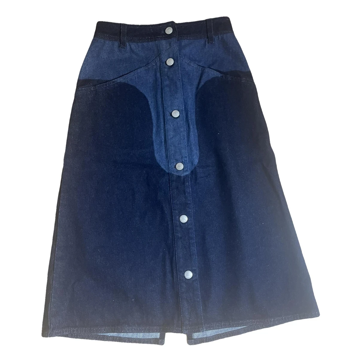 Pre-owned Courrèges Mid-length Skirt In Blue