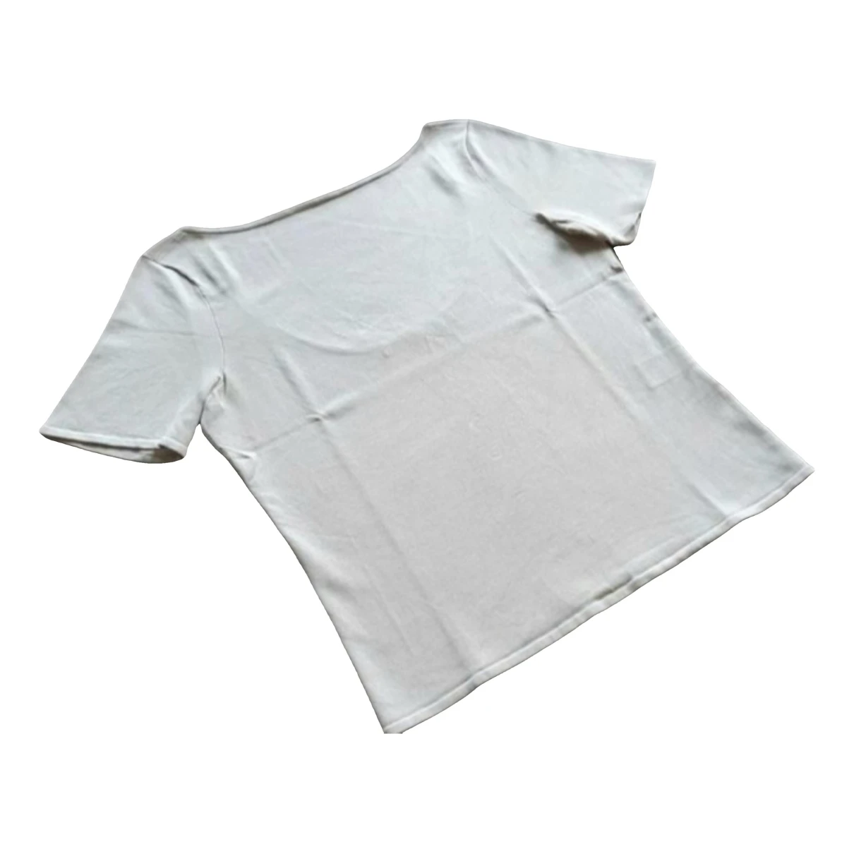Pre-owned Ralph Lauren Silk T-shirt In Beige