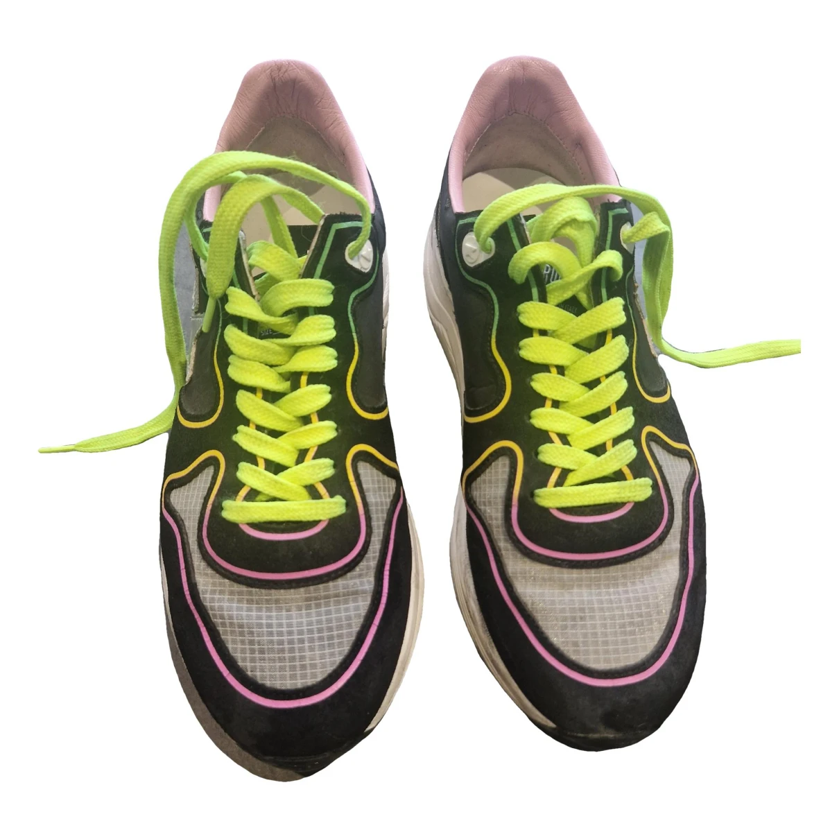 Pre-owned Golden Goose Running Trainers In Black