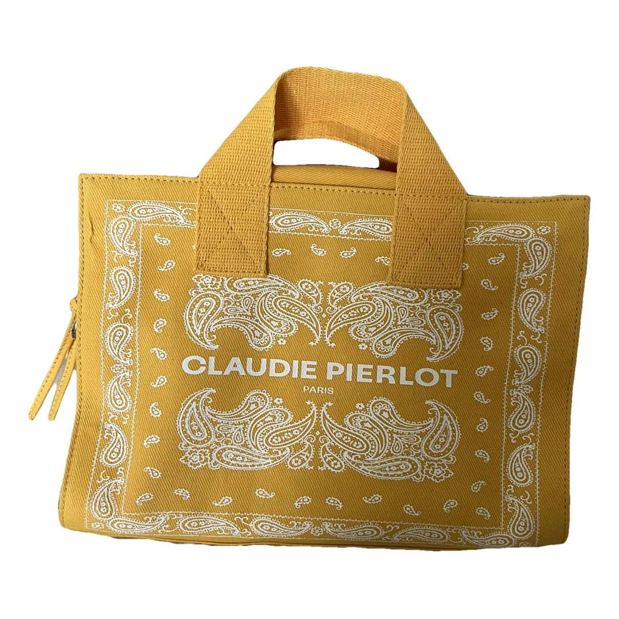 Pre-owned Claudie Pierlot Crossbody Bag In Yellow