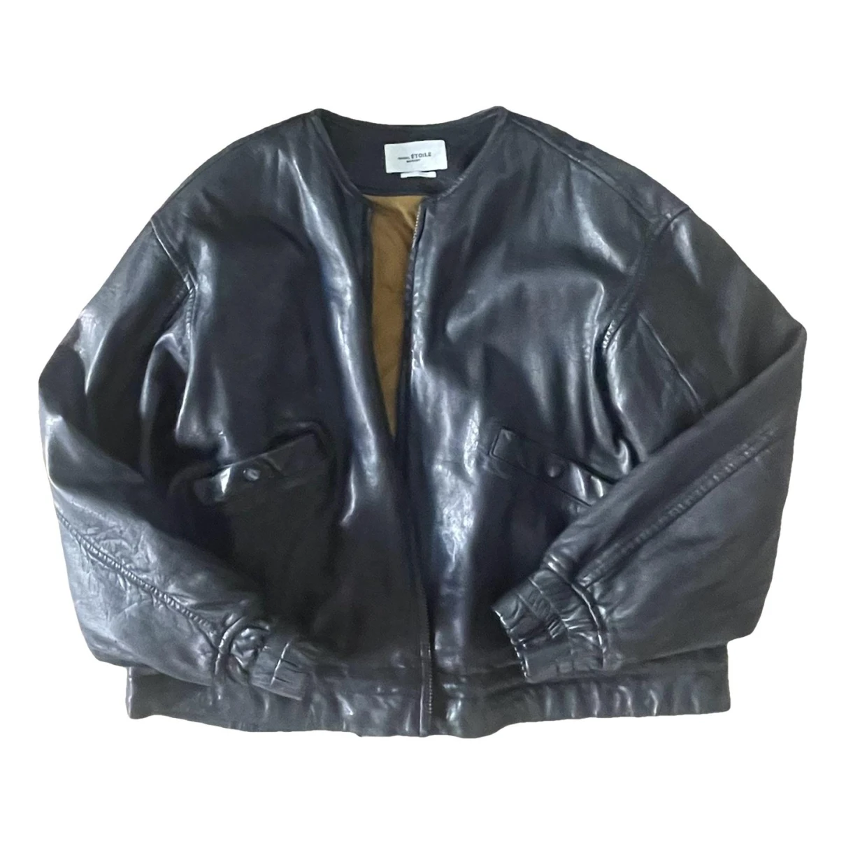 Pre-owned Isabel Marant Étoile Leather Jacket In Black
