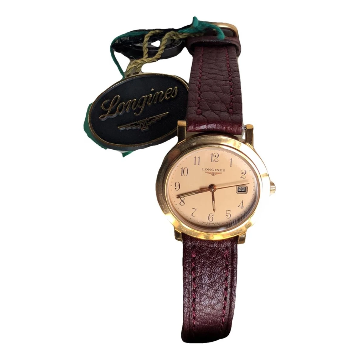 Pre-owned Longines Heritage Collection Watch In Gold