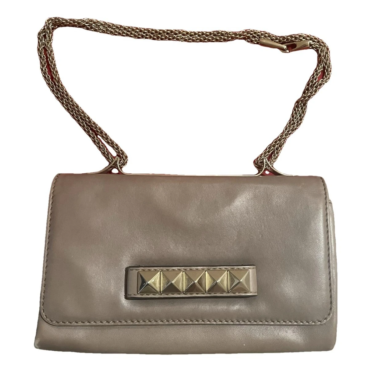 Pre-owned Valentino Garavani Vavavoom Leather Bag In Brown