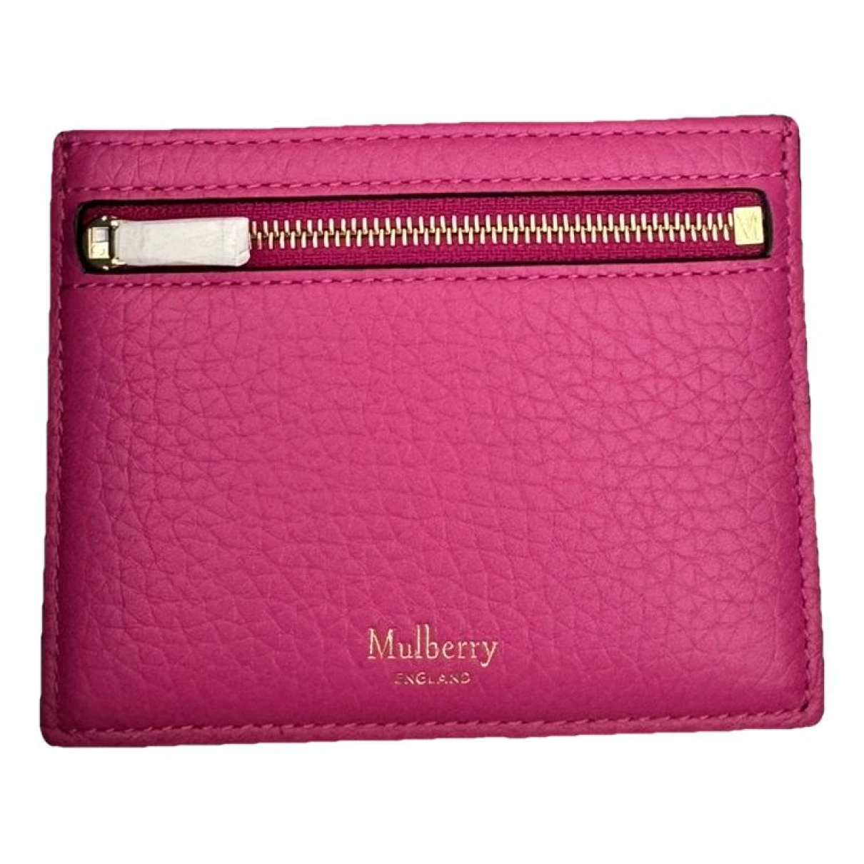 Pre-owned Mulberry Leather Wallet In Pink