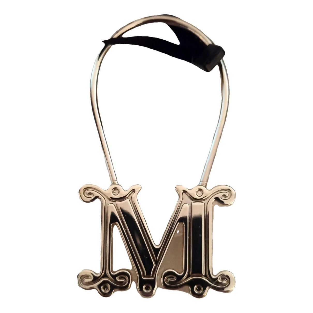 Pre-owned Max Mara Atelier Key Ring In Gold