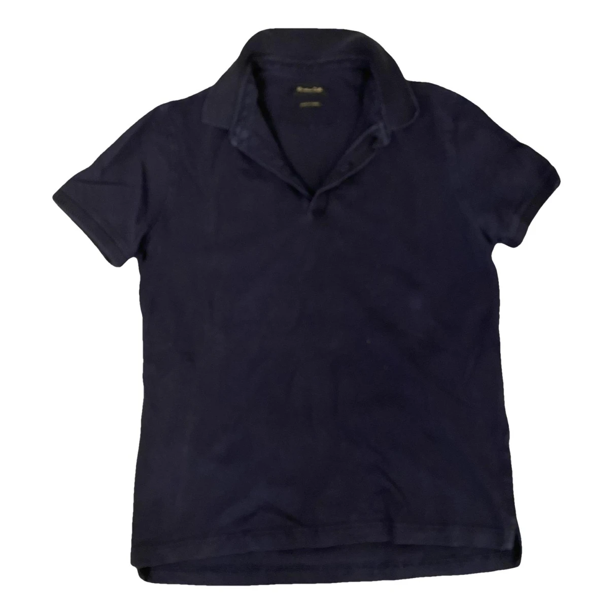 Pre-owned Massimo Dutti Polo Shirt In Blue