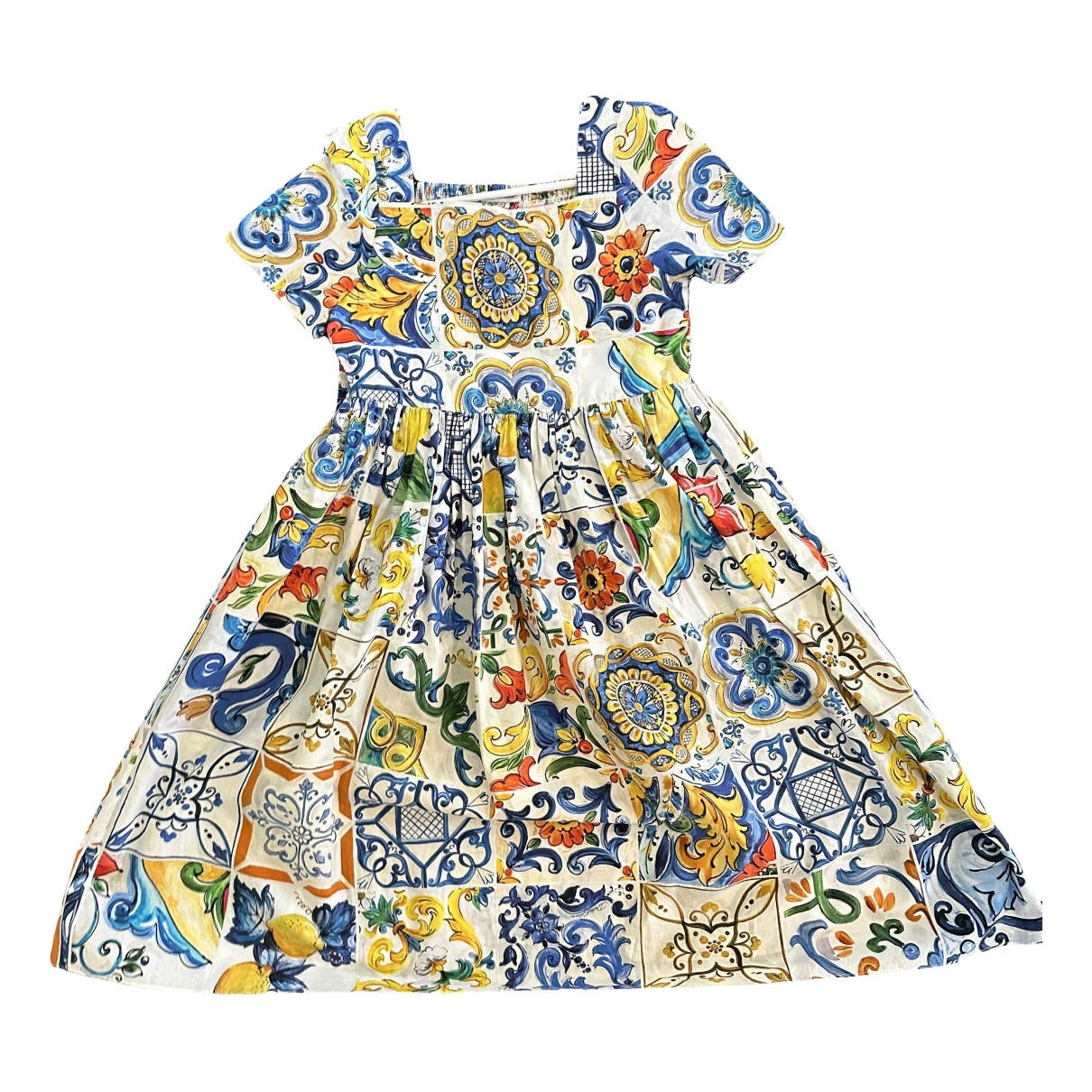 Pre-owned Dolce & Gabbana Kids' Dress In Multicolour