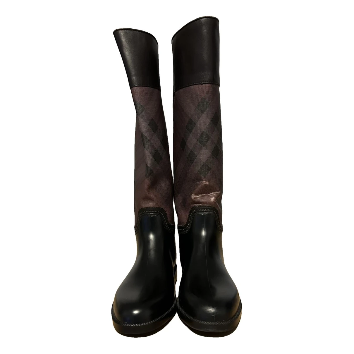 Pre-owned Burberry Wellington Boots In Other