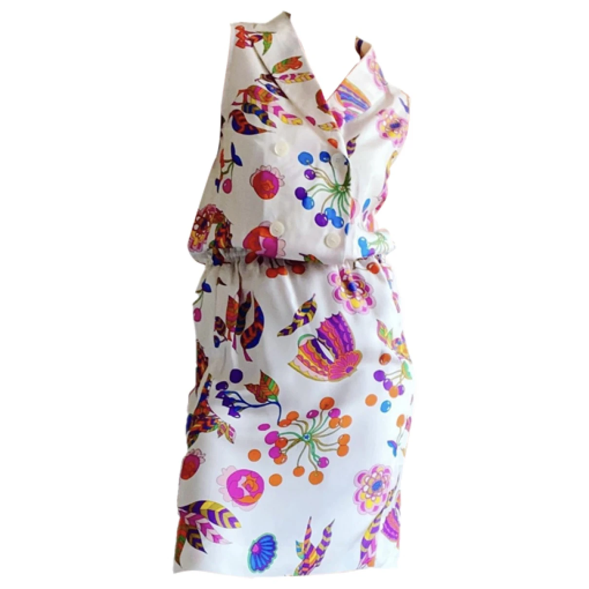 Pre-owned Sonia By Sonia Rykiel Silk Mini Dress In Multicolour