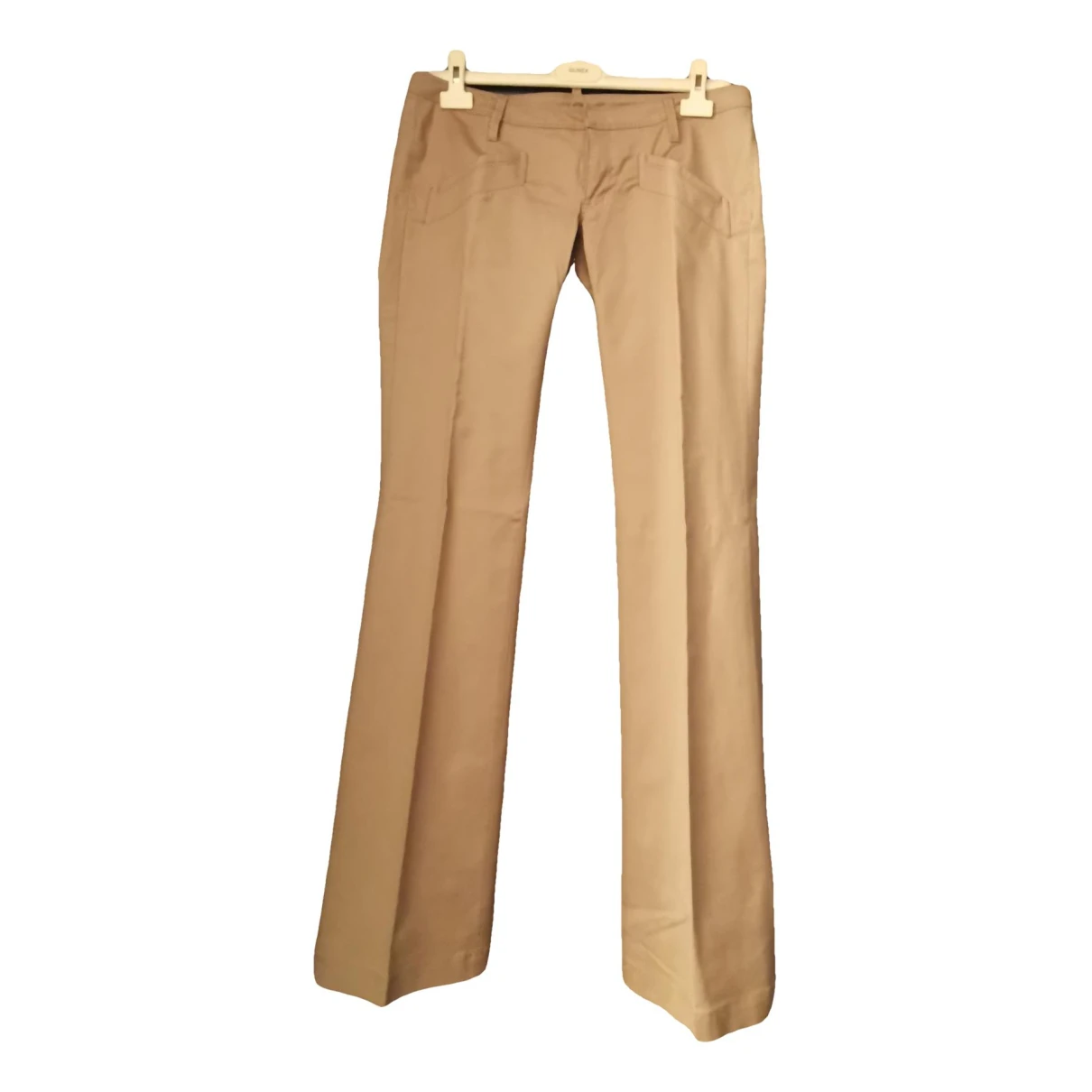 Pre-owned Dsquared2 Straight Pants In Camel