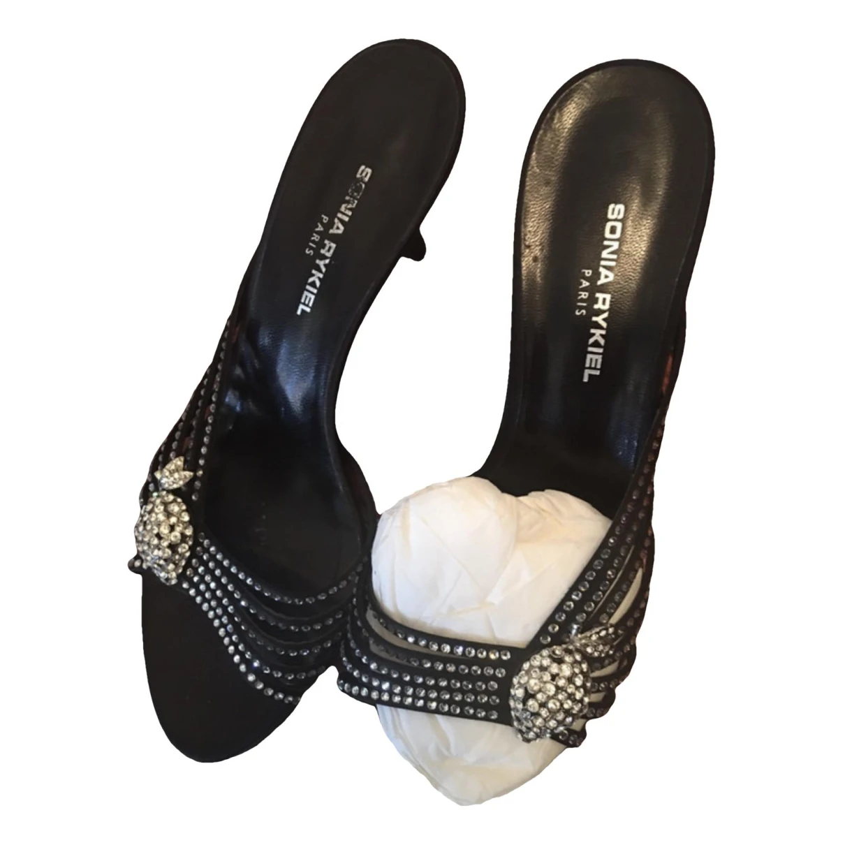 Pre-owned Sonia Rykiel Leather Sandals In Black