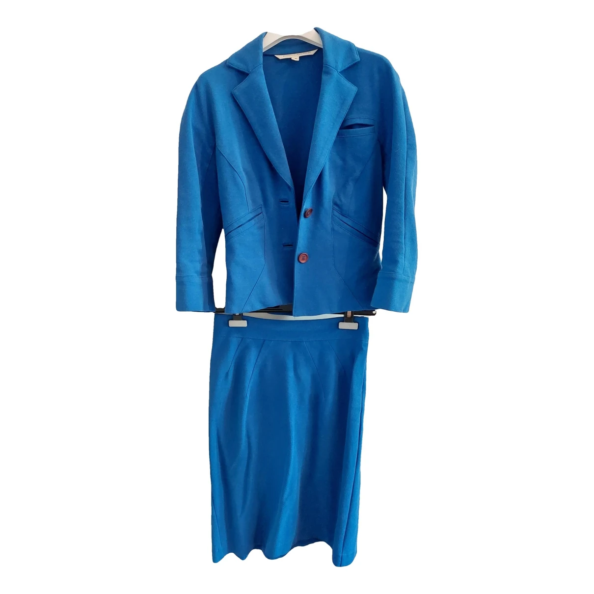 Pre-owned Diane Von Furstenberg Suit Jacket In Blue