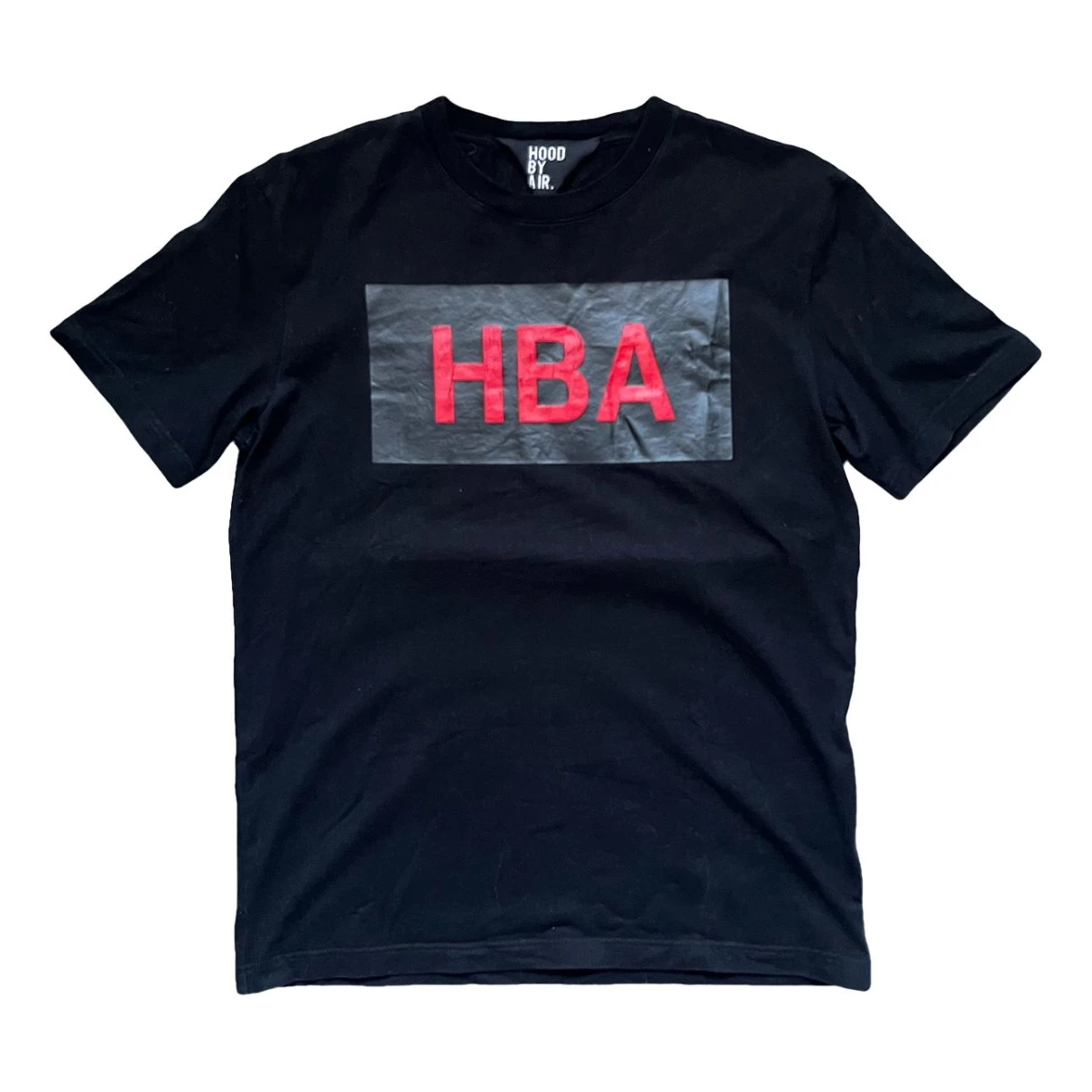 Pre-owned Hood By Air T-shirt In Black