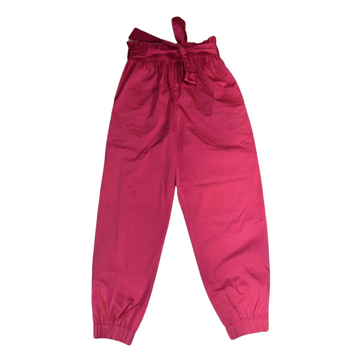 Pre-owned Msgm Carot Pants In Pink