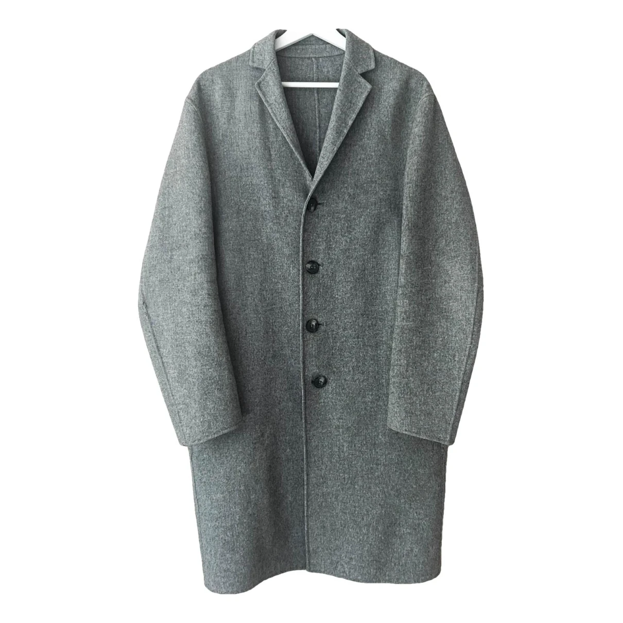 Pre-owned Acne Studios Cashmere Coat In Grey