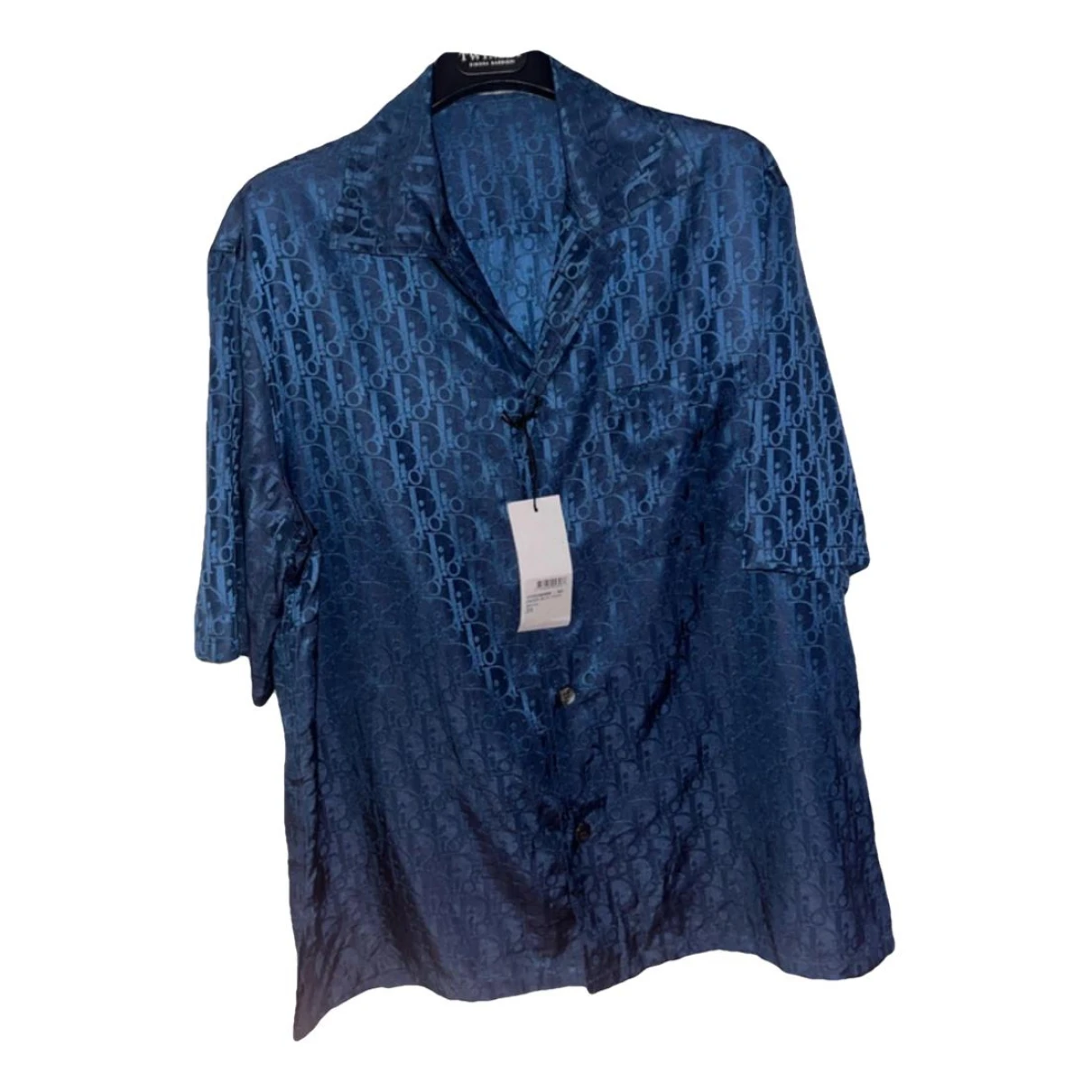 Pre-owned Dior Silk Shirt In Blue