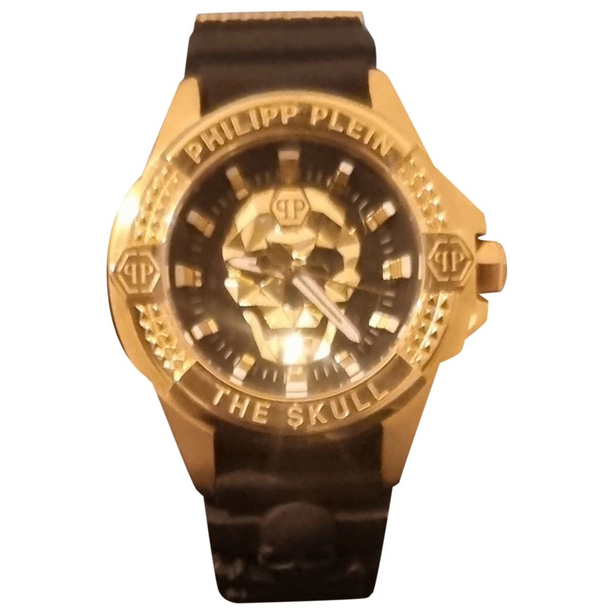 Pre-owned Philipp Plein Watch In Gold