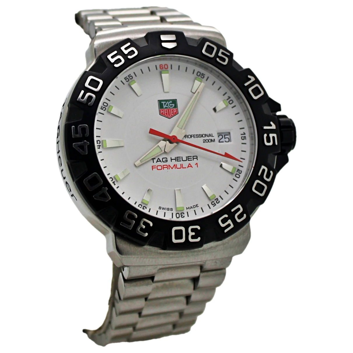 Pre-owned Tag Heuer Formula 1 Watch In White