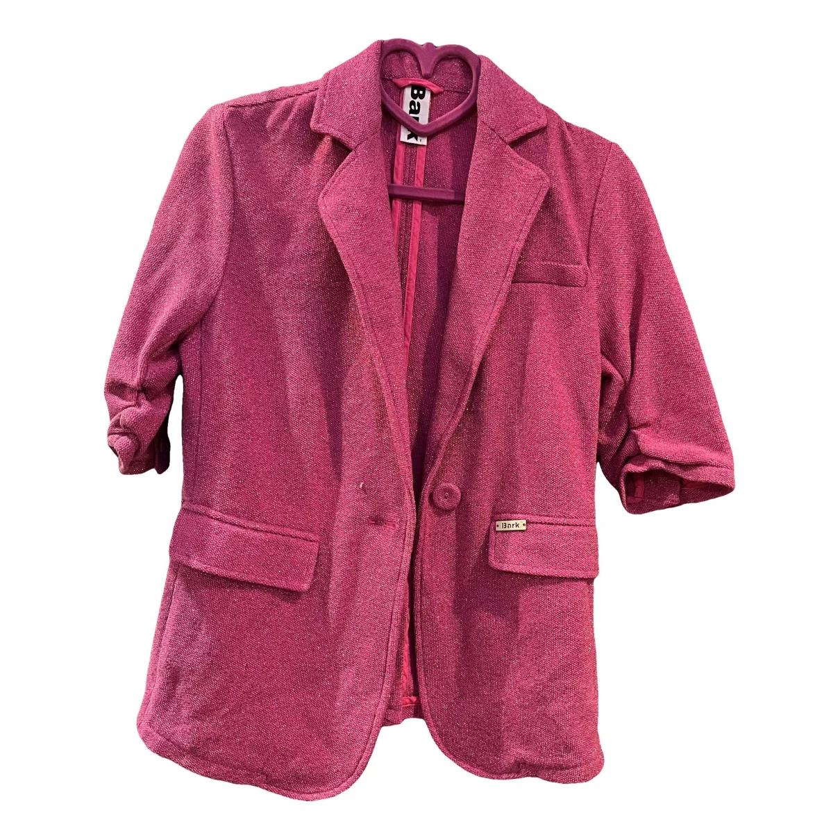 Pre-owned Bark Jacket In Pink