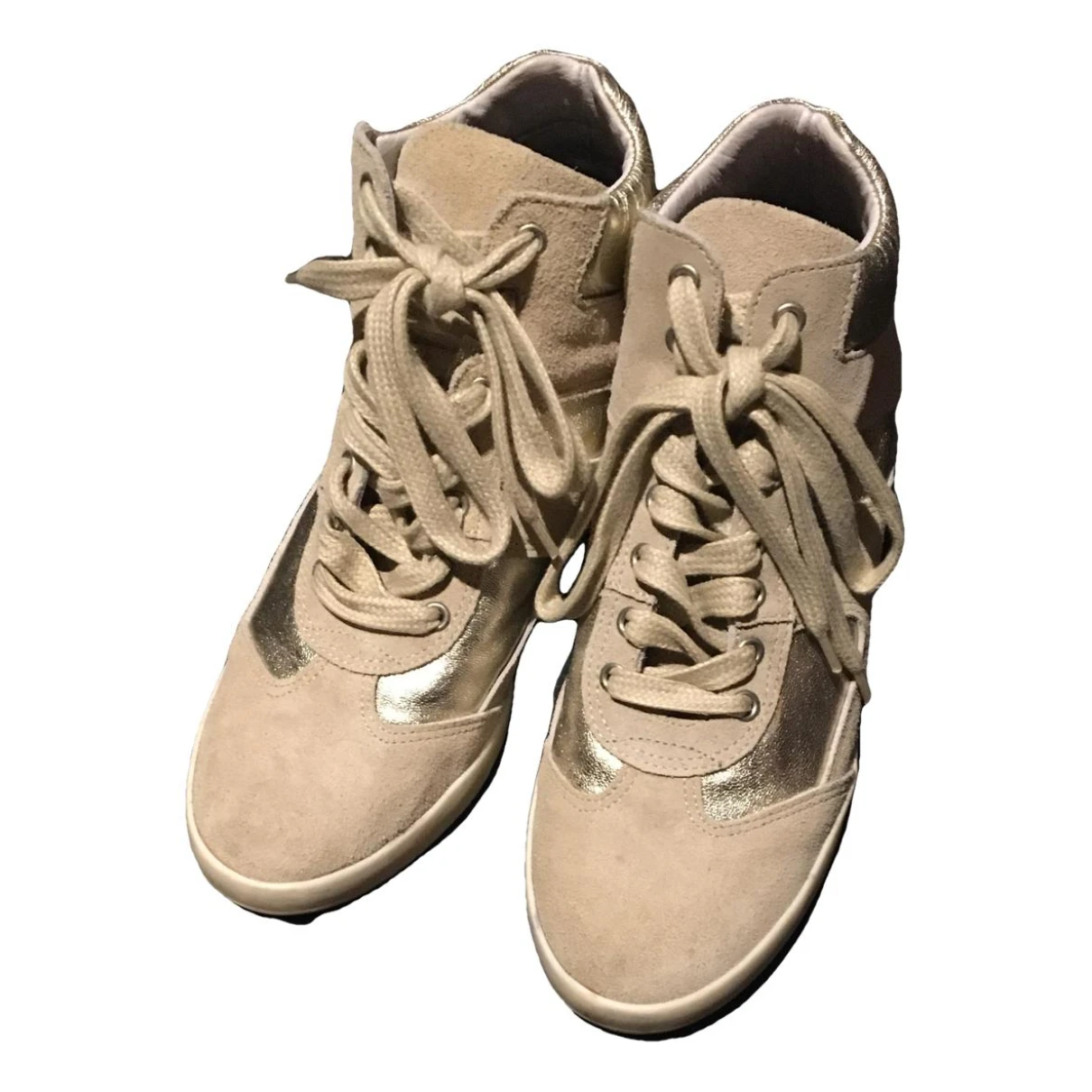Pre-owned March 23 Trainers In Beige