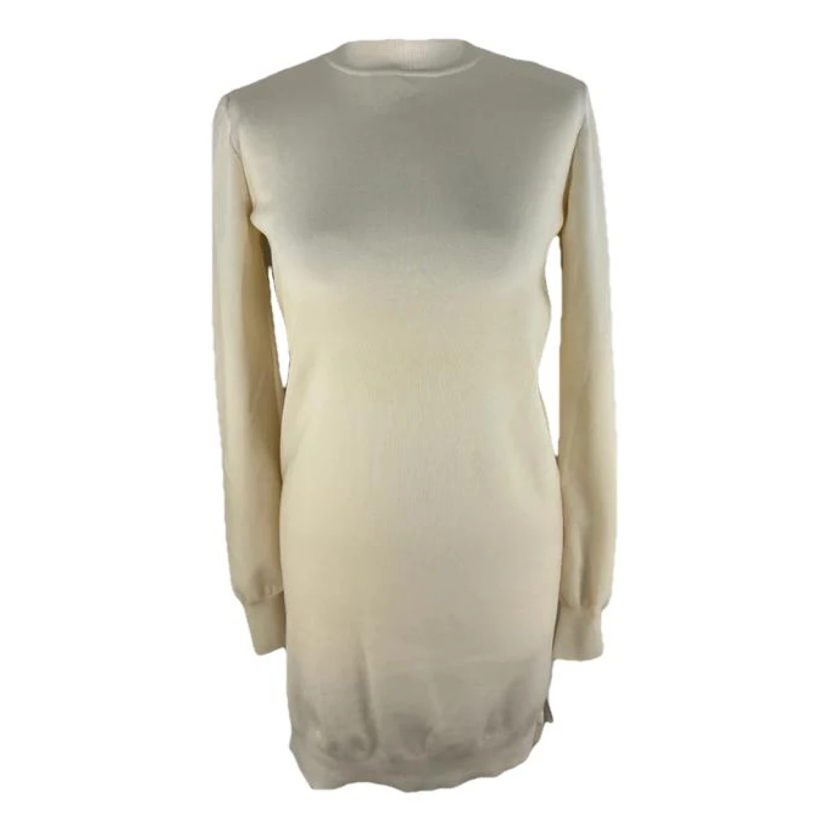 Pre-owned Dior Wool Mini Dress In Other