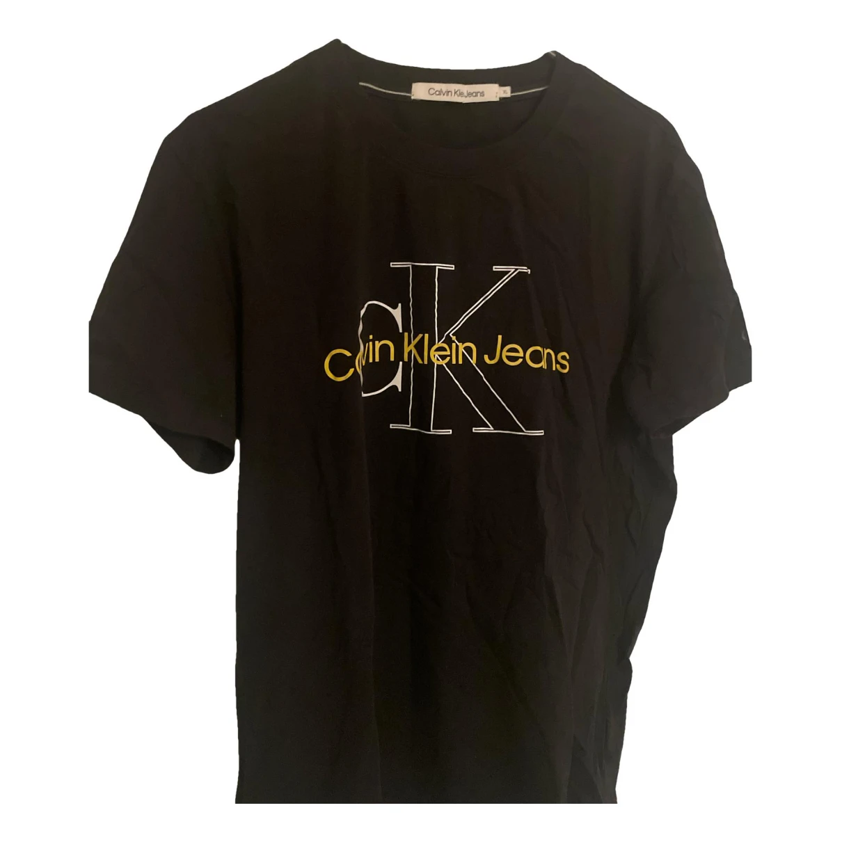 Pre-owned Calvin Klein Jeans Est.1978 Silk T-shirt In Black