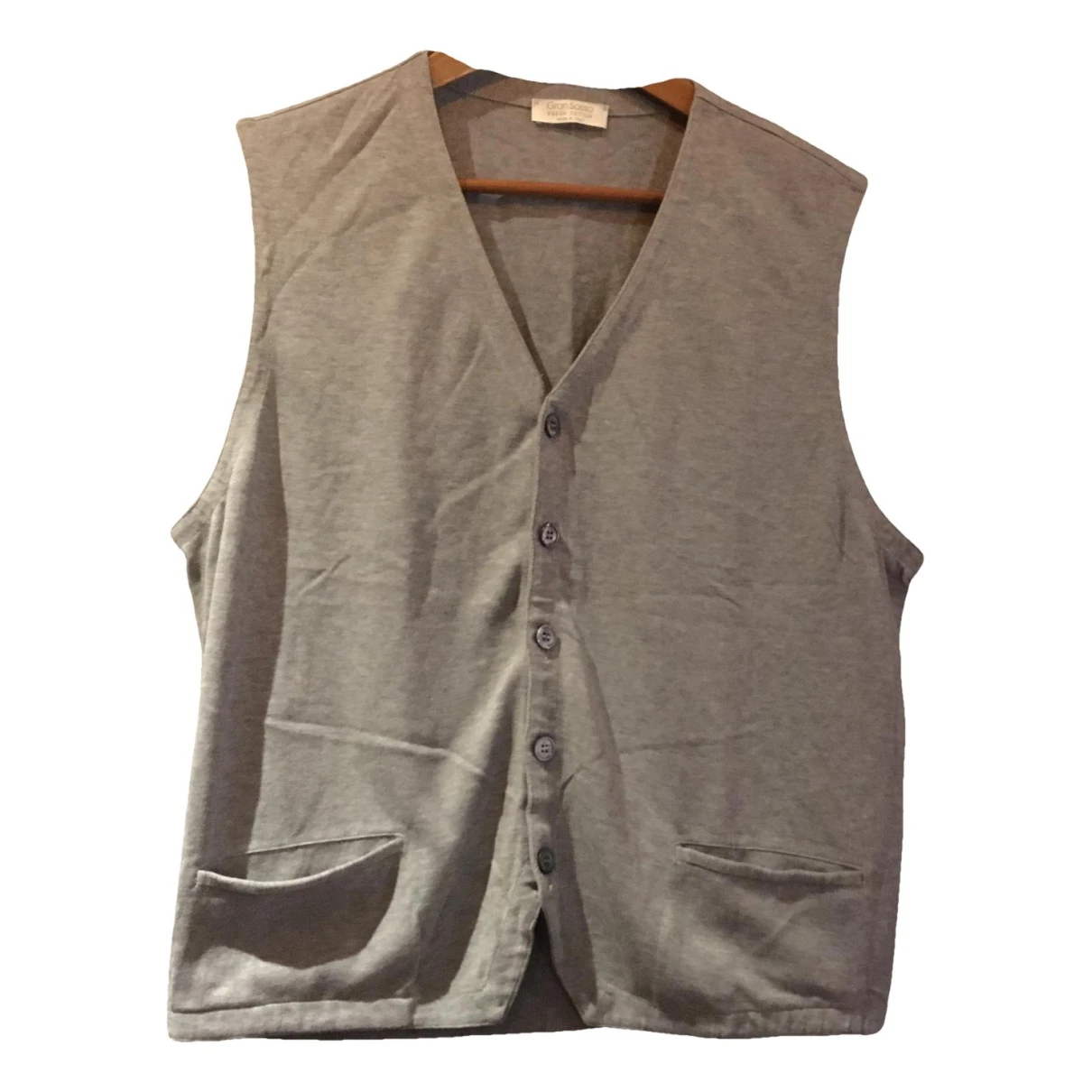 Pre-owned Gran Sasso Knitwear & Sweatshirt In Grey