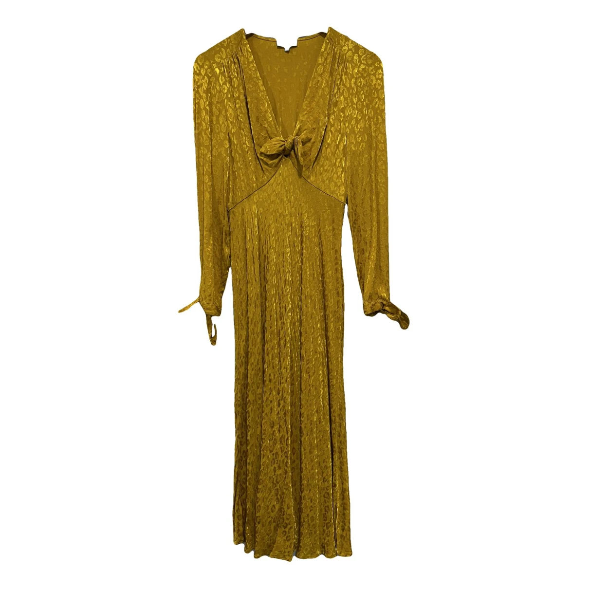 Pre-owned Ghost London Mid-length Dress In Gold