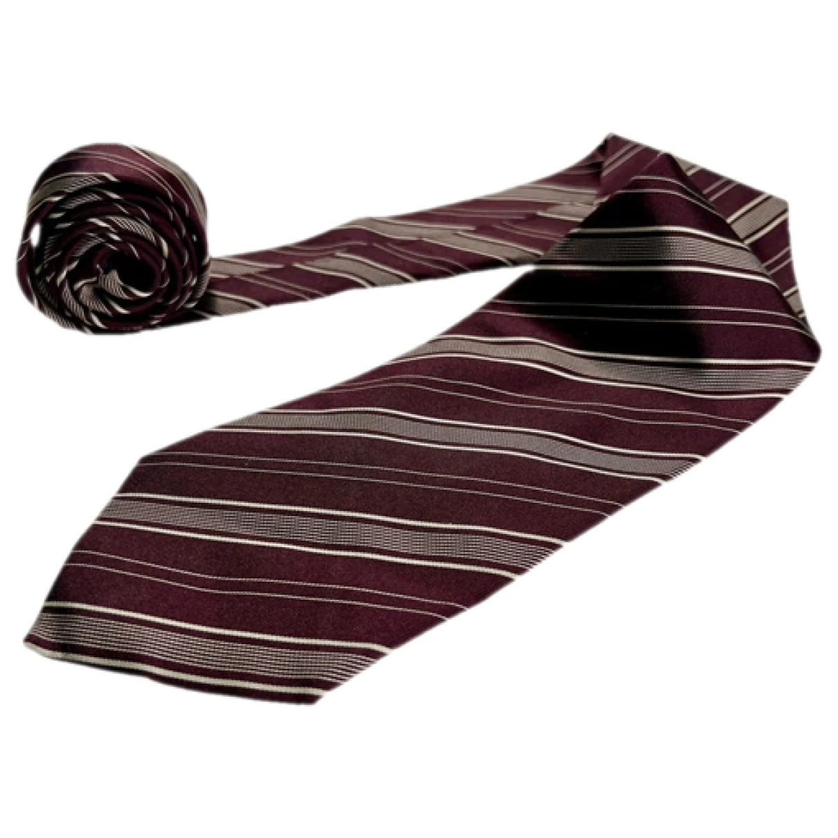 Pre-owned Ralph Lauren Purple Label Silk Tie In Purple